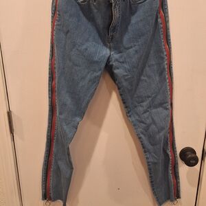 Tommy Hilfiger Blue Jeans with Red Stripe